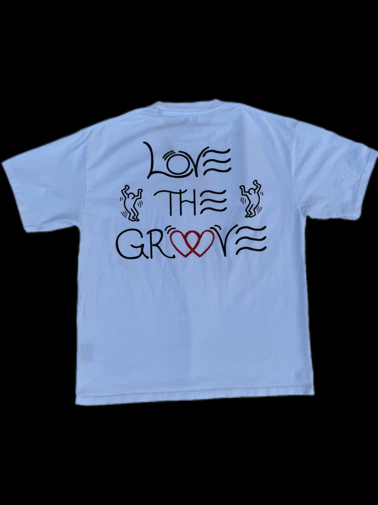 “Love the Groove” - Oversized White